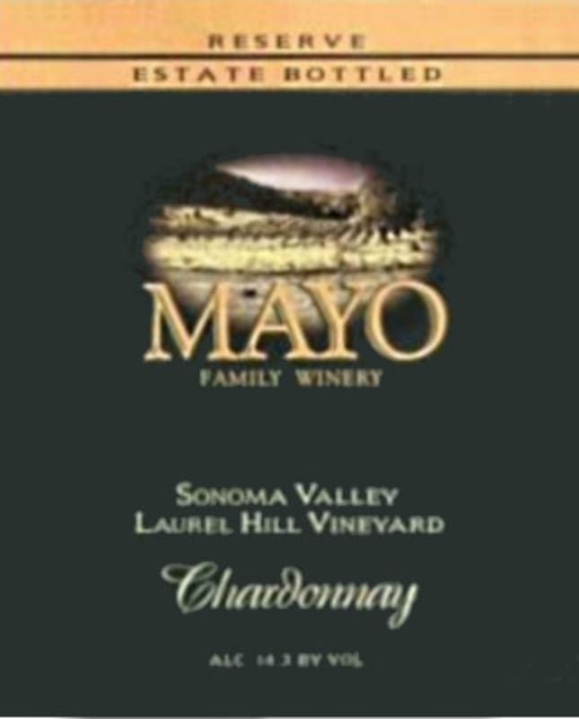 Mayo Family Laurel Hill Vineyard Reserve Chardonnay 2007 Front Label