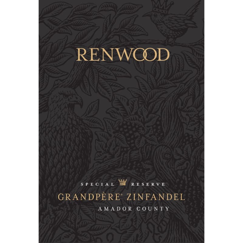 Renwood Special Reserve Grandpere Zinfandel 2013 Front Label