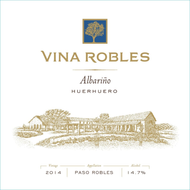 Vina Robles Albarino 2014 Front Label