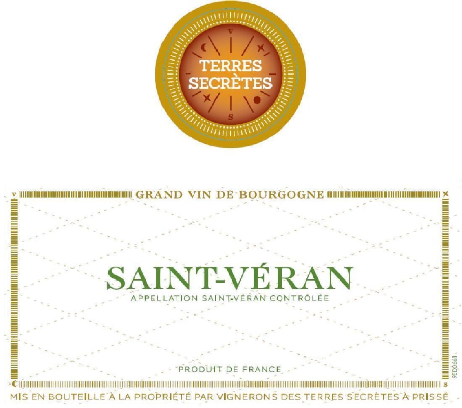 Vignerons des Terres Secretes Saint-Veran Blanc 2014 Front Label