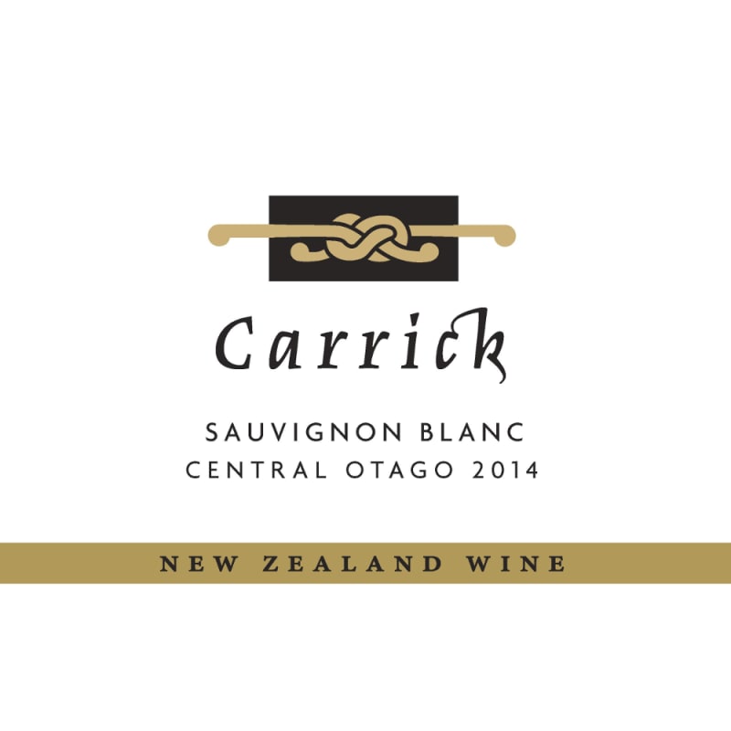 Carrick Sauvignon Blanc 2014 Front Label