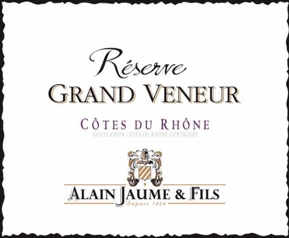 Domaine Grand Veneur Grand Veneur Reserve Blanc 2014 Front Label