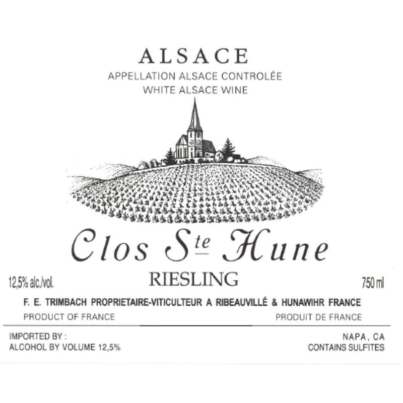 Maison Trimbach Clos Ste. Hune 2009 Front Label