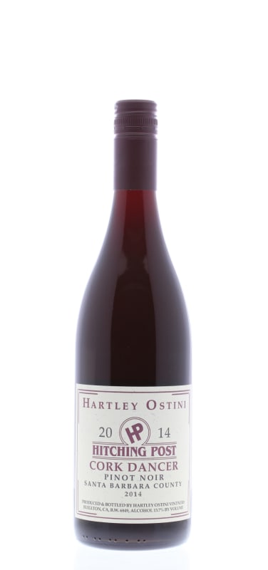Hitching Post Cork Dancer Pinot Noir 2014 Front Bottle Shot