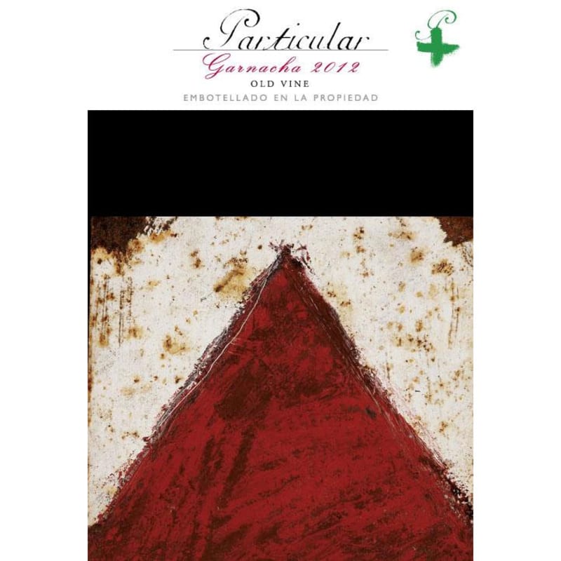 Particular Old Vine Garnacha 2012 Front Label