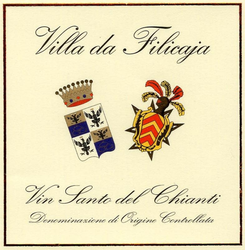 Villa da Filicaja Vin Santo del Chianti 2000 Front Label
