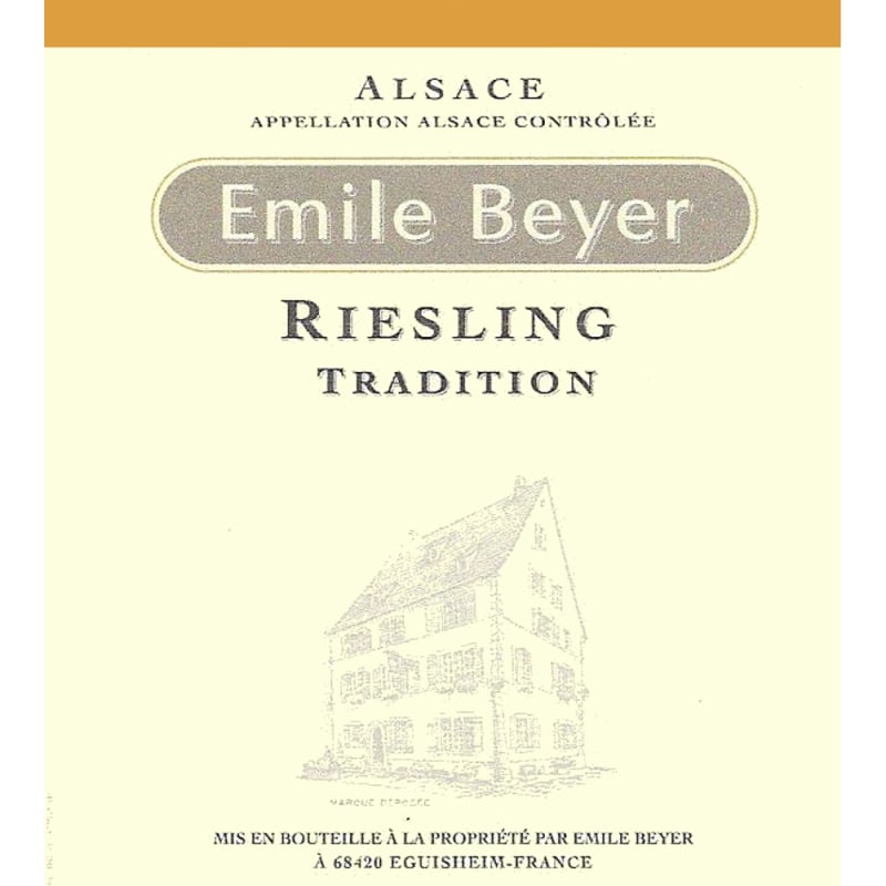 Domaine Emile Beyer Tradition Riesling 2014 Front Label
