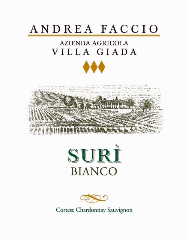 Villa Giada Monferrato Suri Bianco 2014 Front Label