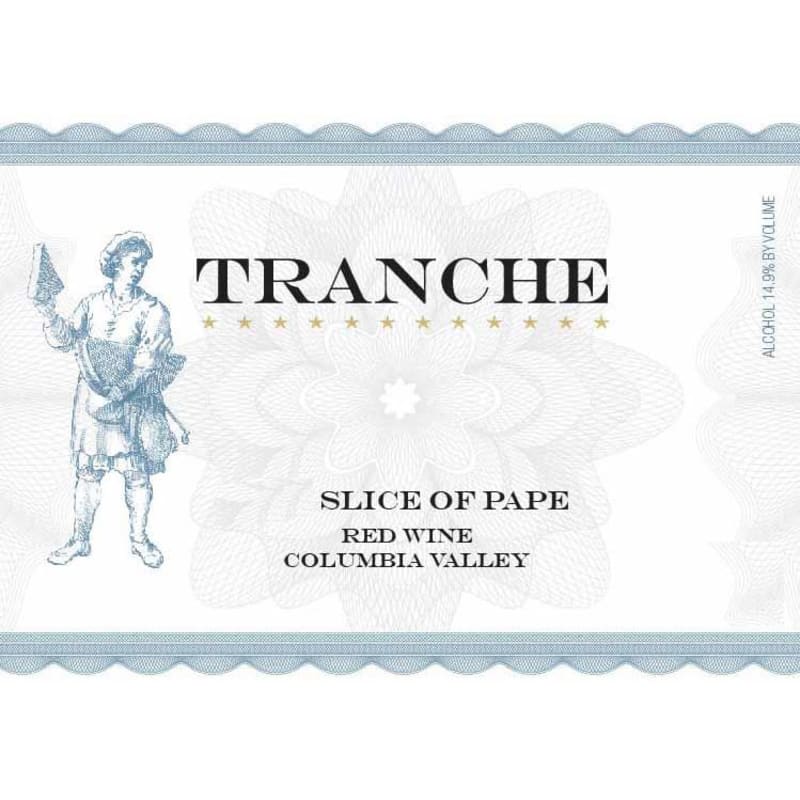 Tranche Cellars Slice of Pape Rouge 2012 Front Label