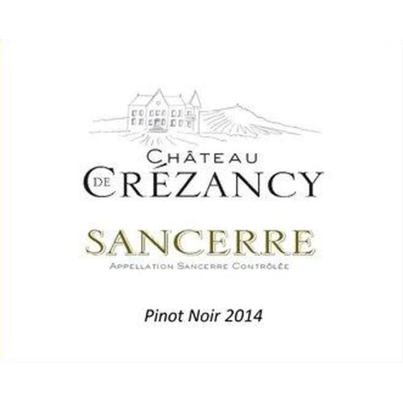 Chateau de Crezancy Sancerre Rouge 2014 Front Label