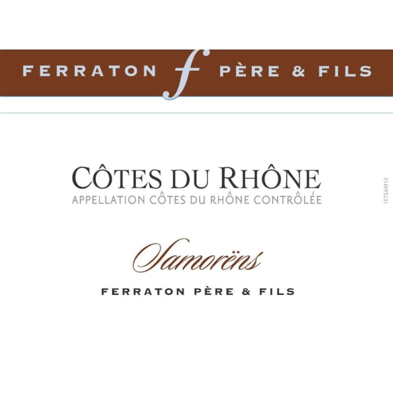 Ferraton Pere & Fils Cotes du Rhone Samorens Blanc 2014 Front Label