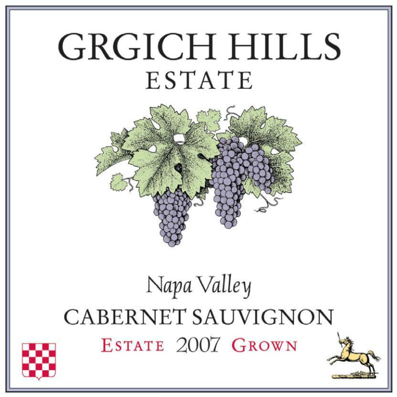 Grgich Hills Estate Cabernet Sauvignon (1.5 Liter Magnum) 2007 Front Label