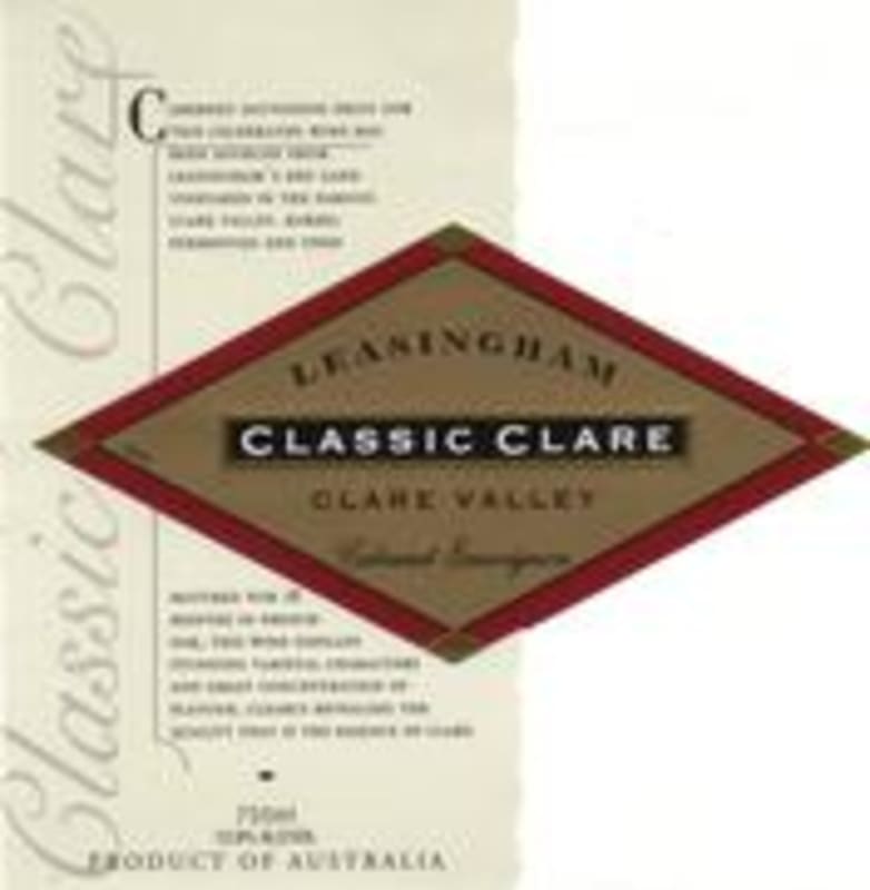 Leasingham Clare Cabernet Sauvignon 1995 Front Label