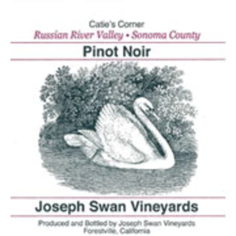 Joseph Swan Catie's Corner Pinot Noir 2013 Front Label