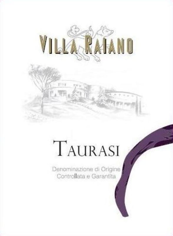 Villa Raiano Taurasi 2011 Front Label
