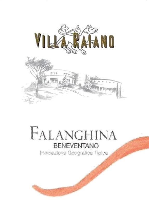 Villa Raiano Beneventano Falanghina 2015 Front Label