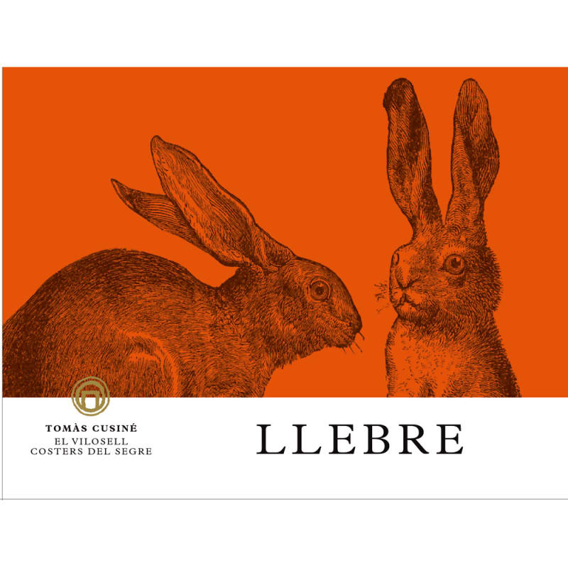 Tomas Cusine Llebre 2014 Front Label