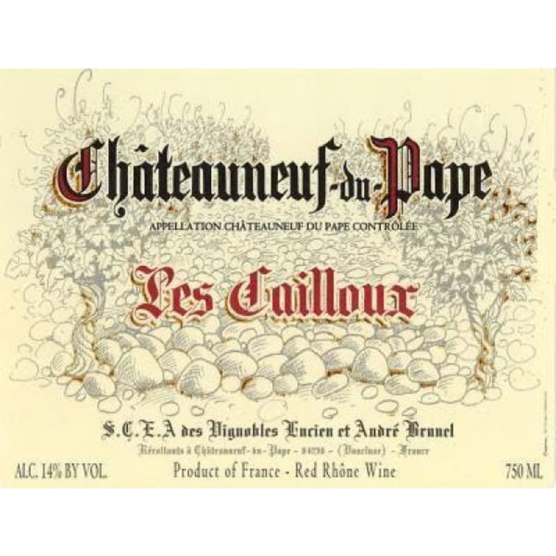 Andre Brunel Chateauneuf-du-Pape Les Cailloux 2000 Front Label