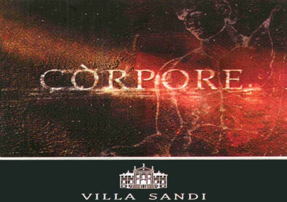Villa Sandi Corpore 2004 Front Label