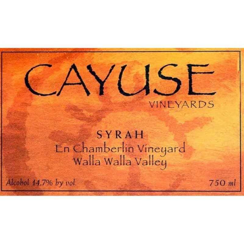 Cayuse En Chamberlin Syrah 2011 Front Label