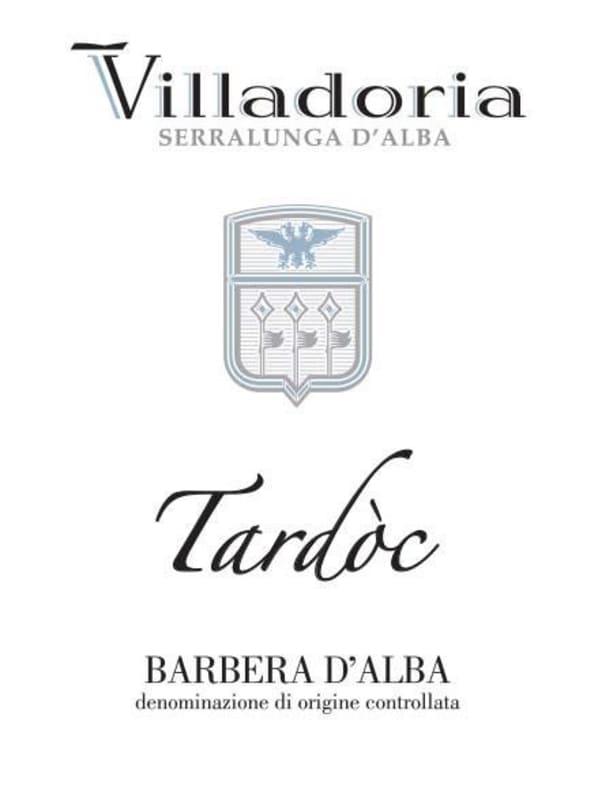 Villadoria Tardoc Barbera d'Alba 2013 Front Label