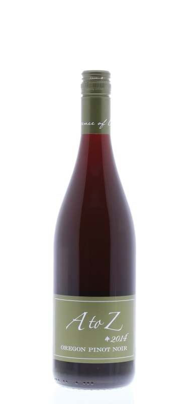 A to Z Pinot Noir 2014 Front Bottle Shot