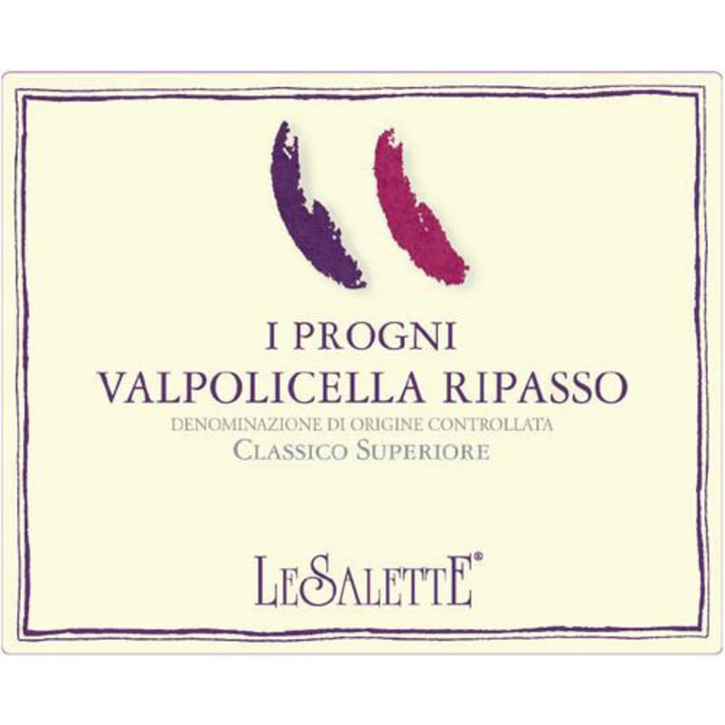 Le Salette I Progni Valpolicella Ripasso 2014 Front Label