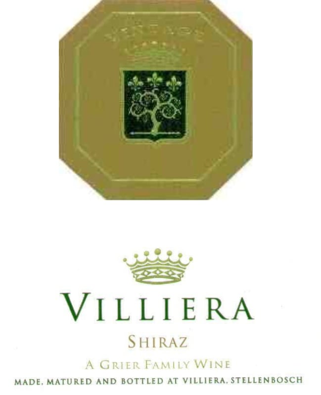 Villiera hiraz 2011 Front Label