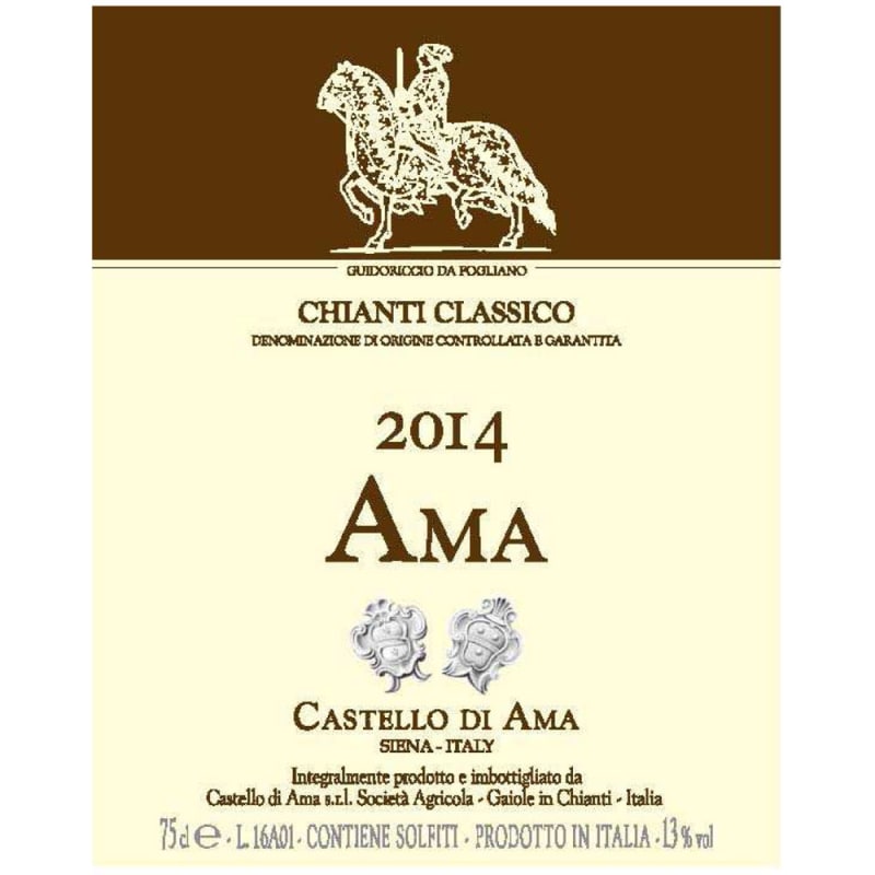 Castello di Ama Chianti Classico 2014 Front Label