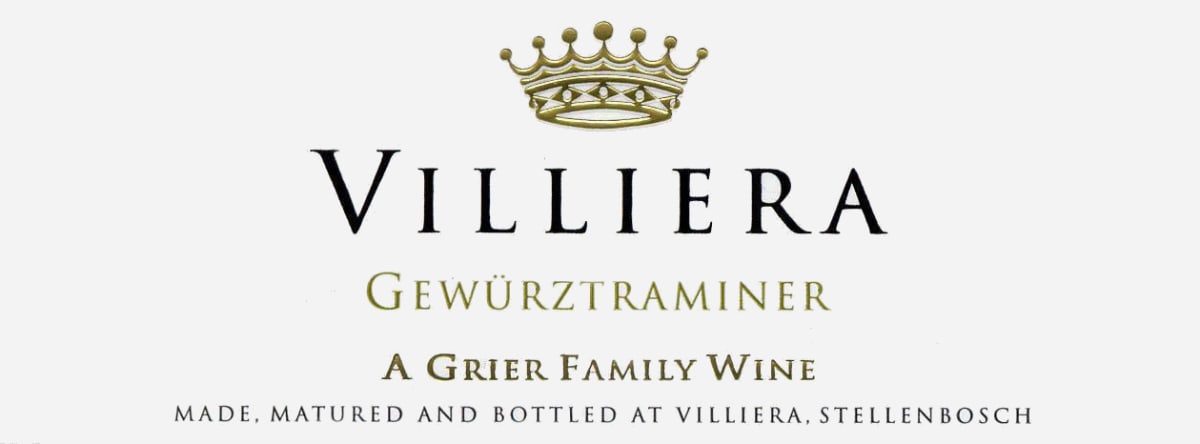 Villiera Gewurztraminer 2009 Front Label