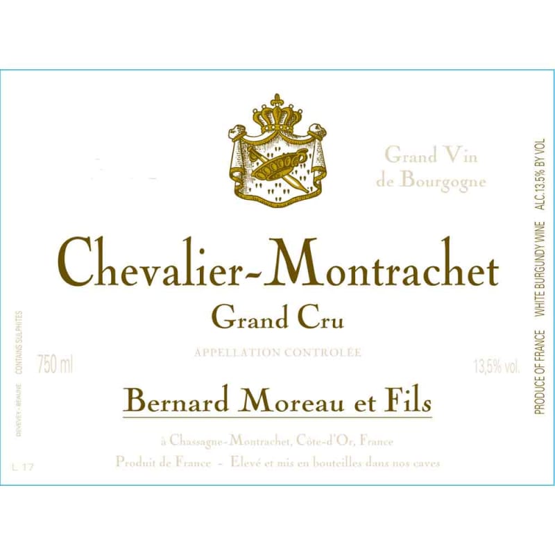 Domaine Bernard Moreau Chassagne-Montrachet 2014 Front Label