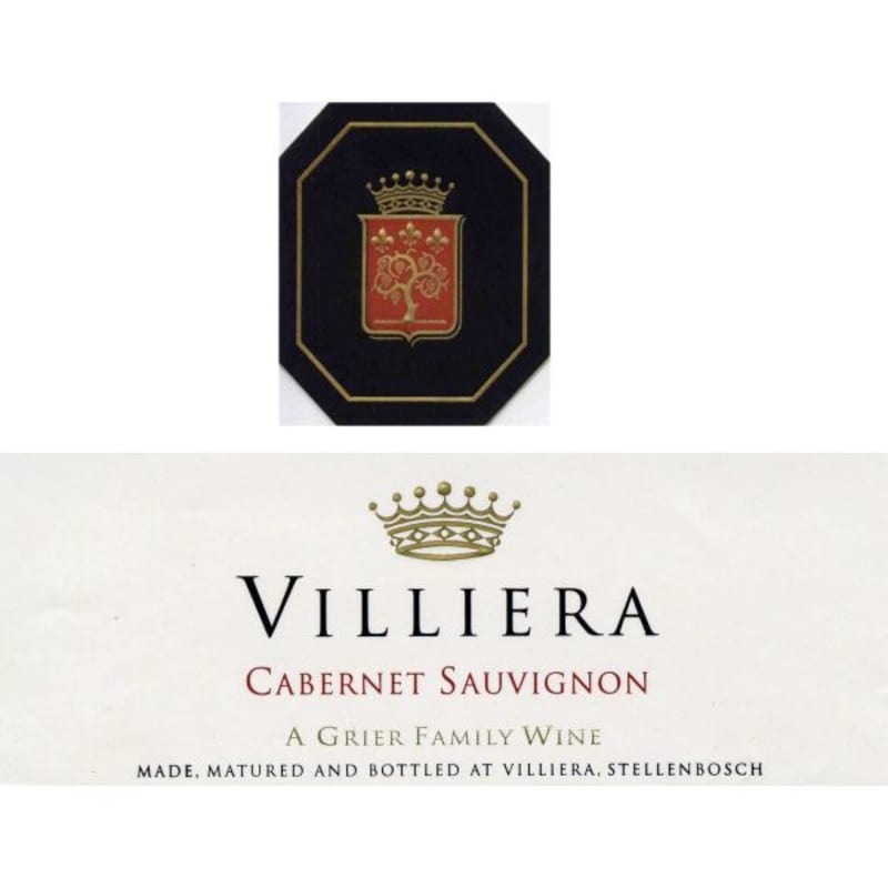 Villiera Villiera Cabernet Sauvignon 2012 Front Label
