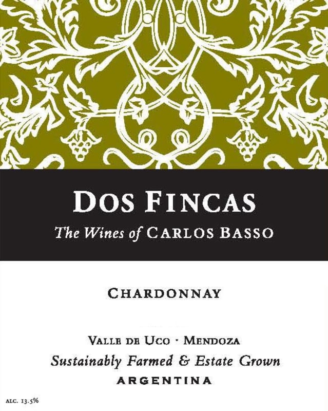 Vina Amalia Carlos Basso Chardonnay 2012 Front Label