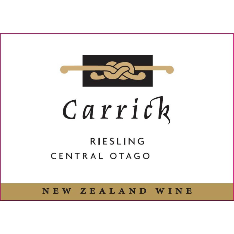 Carrick Riesling 2015 Front Label