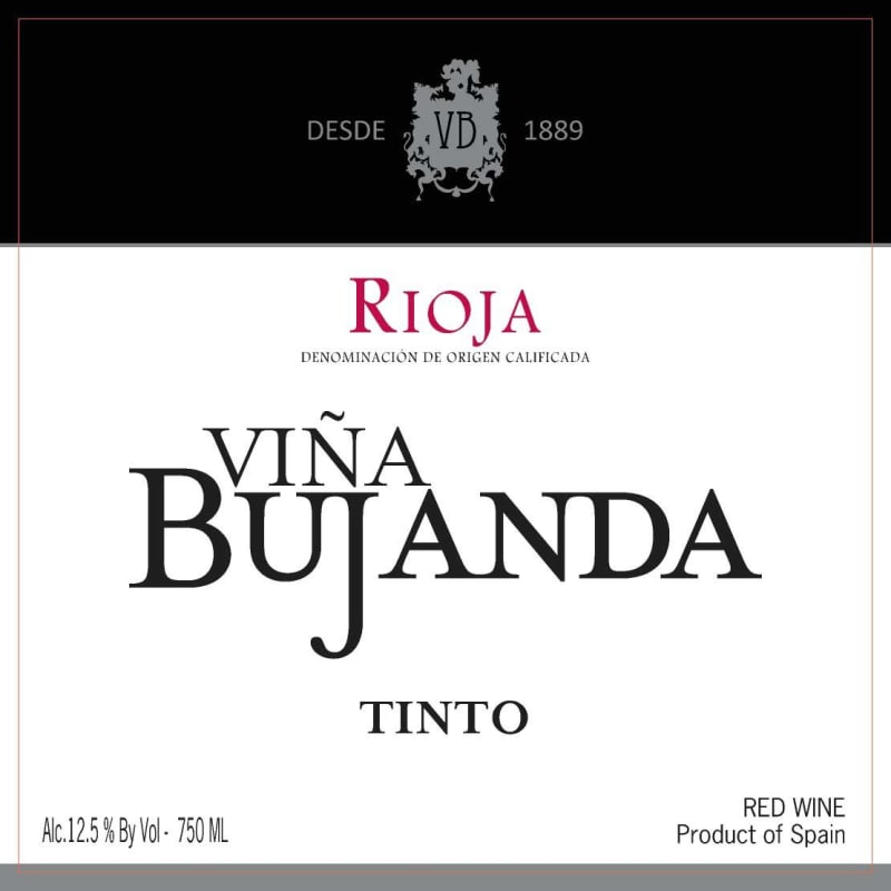 Vina Bujanda Tinto 2013 Front Label