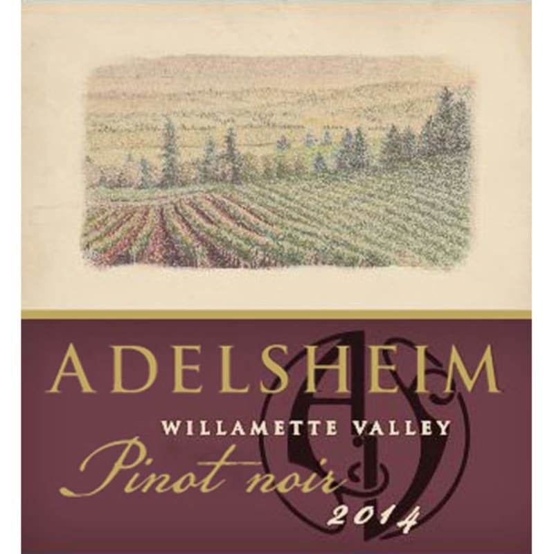Adelsheim Pinot Noir (375ML half-bottle) 2014 Front Label