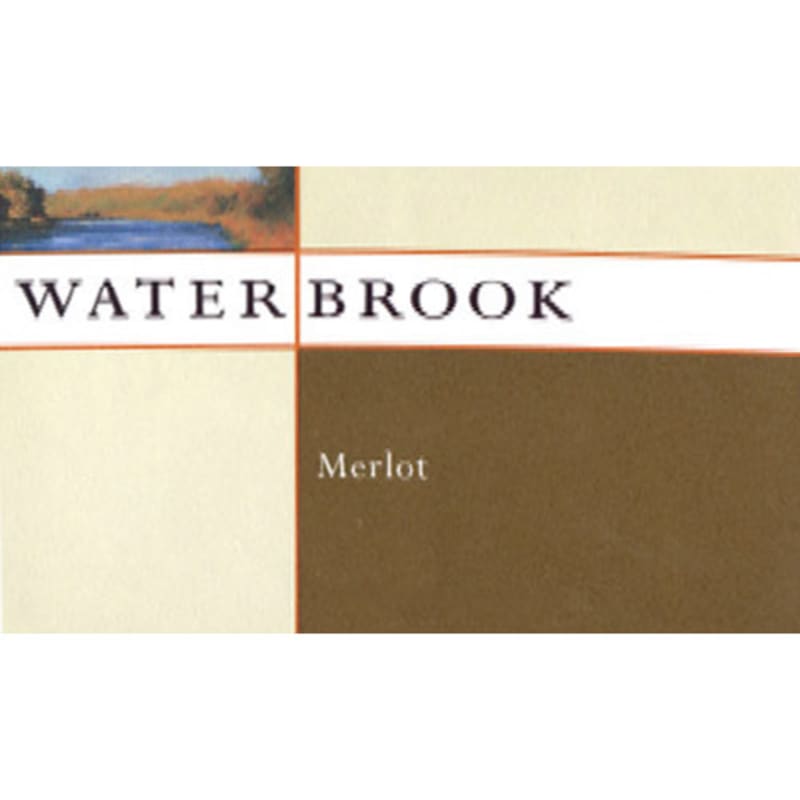 Waterbrook Red Mountain Merlot 2000 Front Label