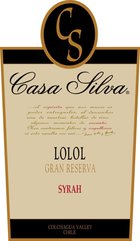 Casa Silva Gran Reserva Syrah 2009 Front Label