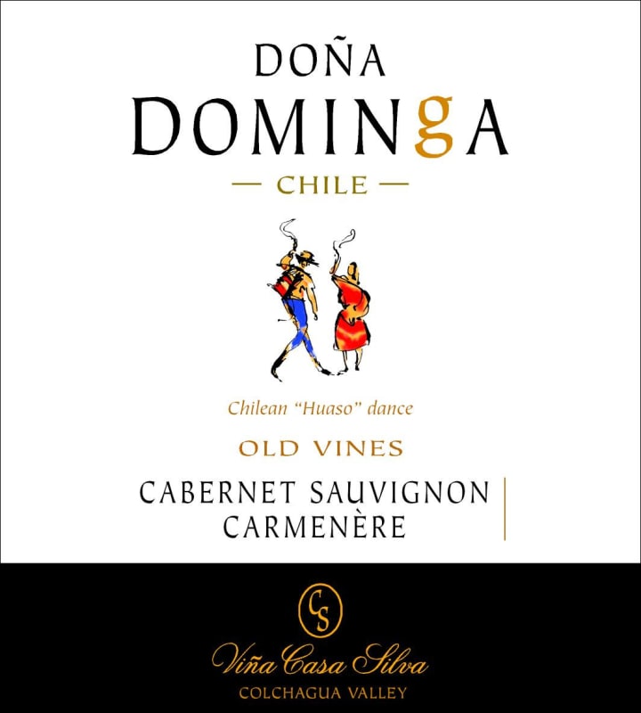 Casa Silva Dona Dominga Old Vines Cabernet Sauvignon Carmenere 2010 Front Label