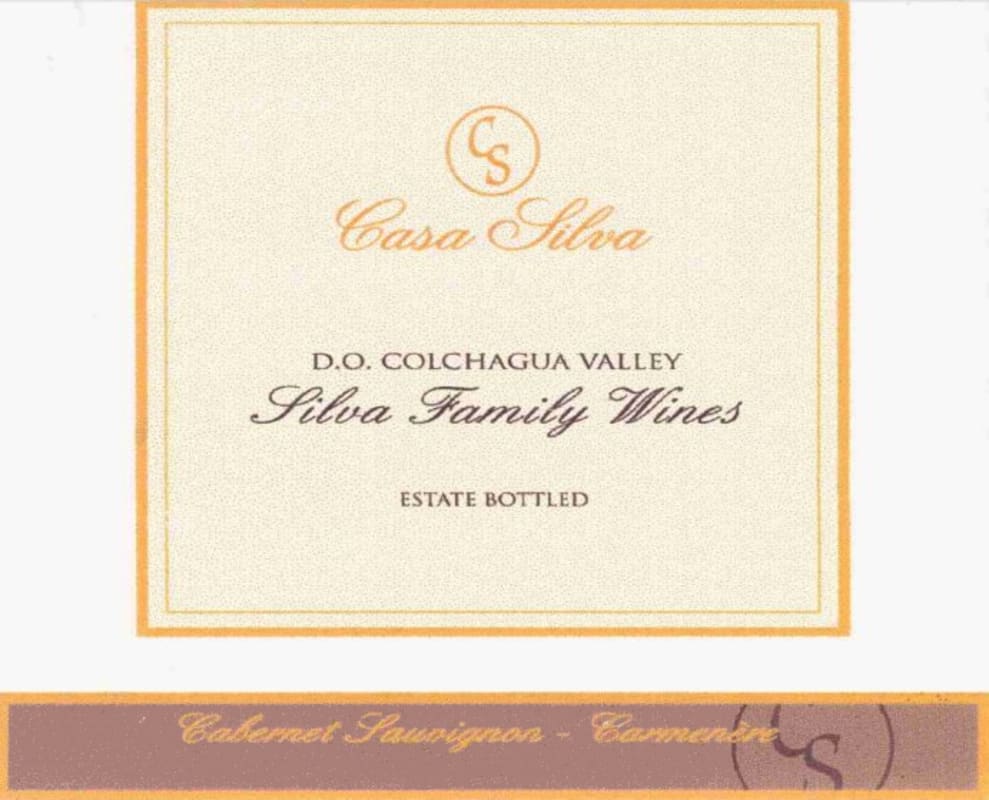 Casa Silva Silva Family Wines Cabernet Sauvignon - Carmenere 2011 Front Label