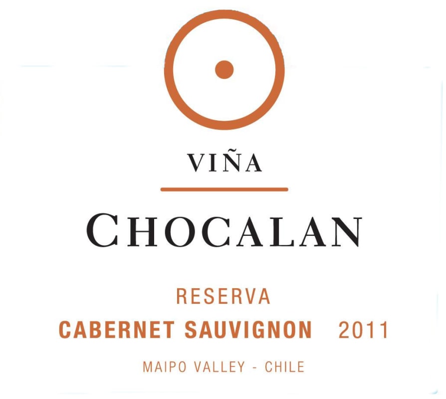 Vina Chocalan Reserva Cabernet Sauvignon 2011 Front Label
