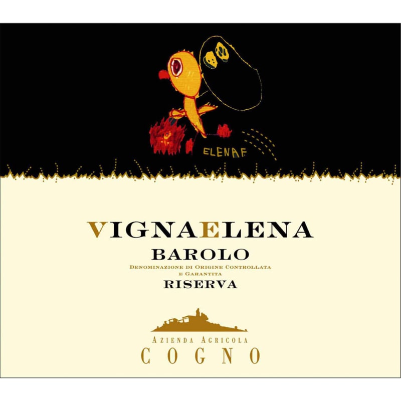 Elvio Cogno Vigna Elena Barolo Riserva 2010 Front Label