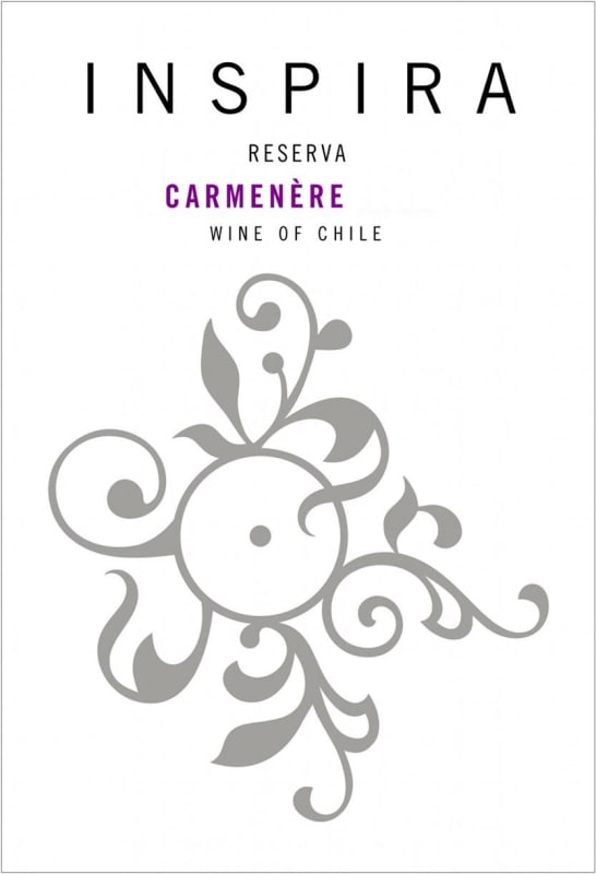 Vina Chocalan Inspira Reserva Carmenere 2014 Front Label