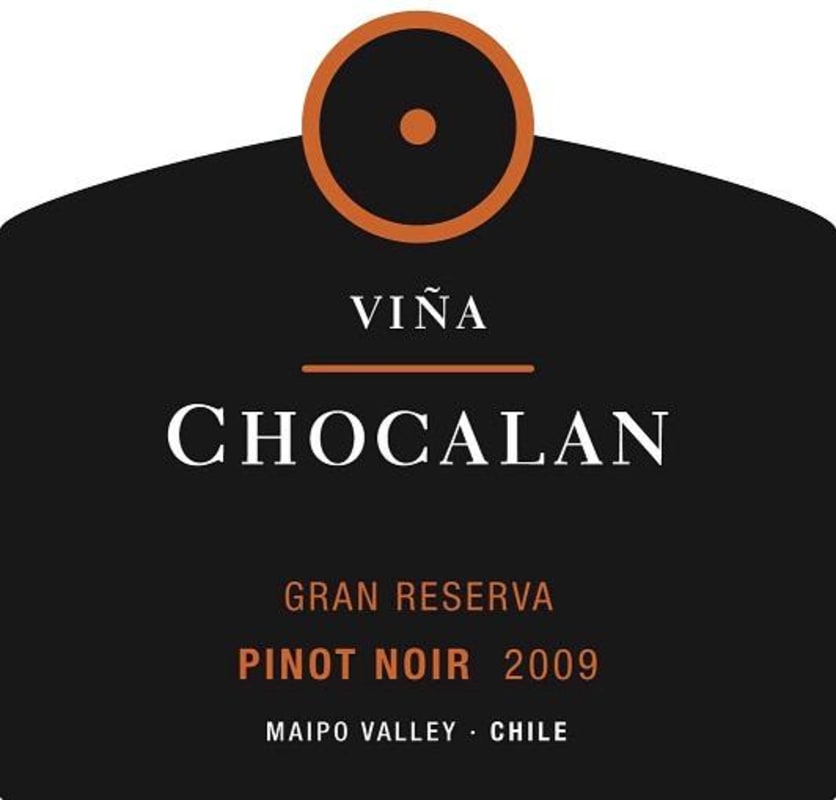 Vina Chocalan Gran Reserva Pinot Noir 2009 Front Label