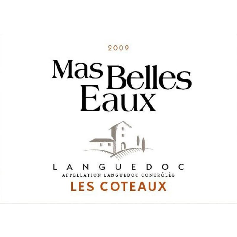 Mas Belles Eaux Les Coteaux 2009 Front Label