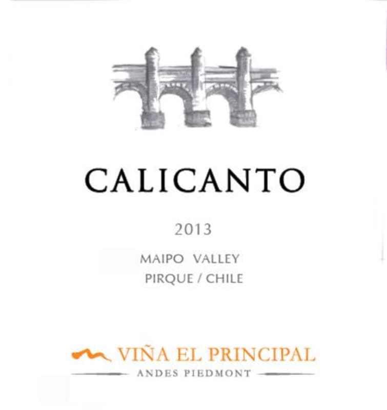 El Principal Calicanto 2013 Front Label