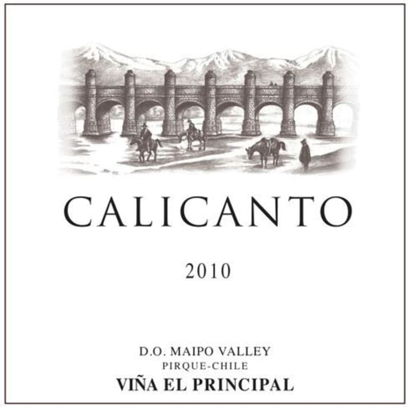 El Principal Calicanto 2010 Front Label