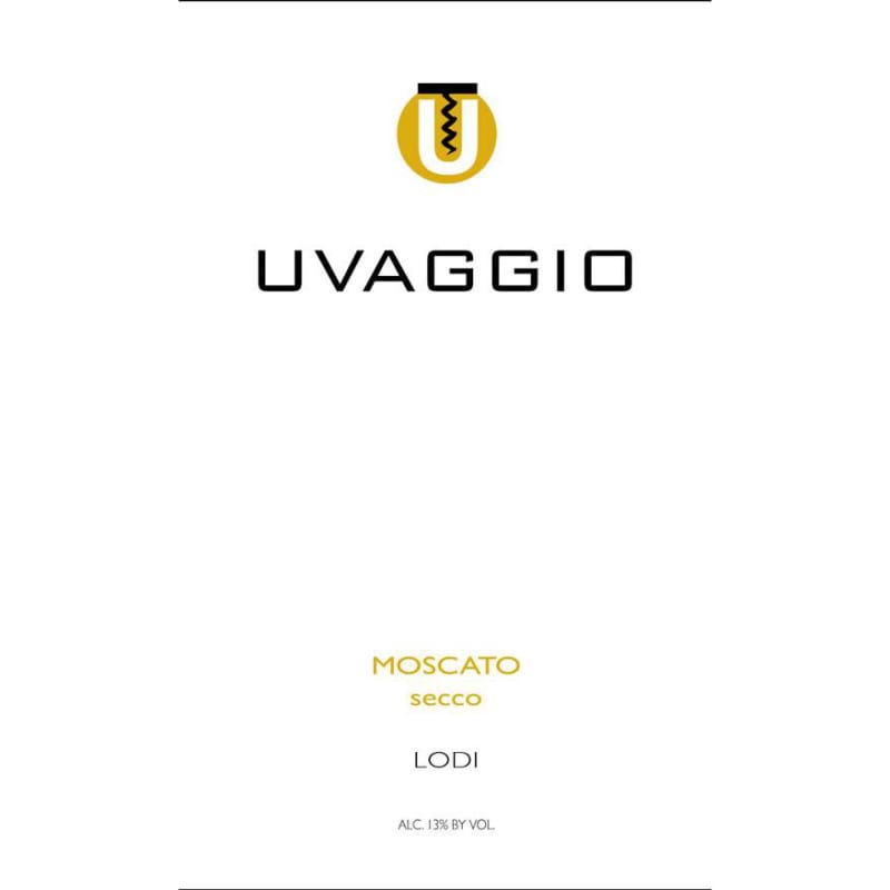 Uvaggio Moscato Secco 2015 Front Label