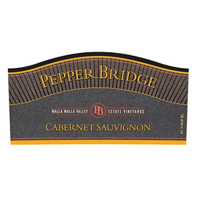 Pepper Bridge Winery Cabernet Sauvignon 2012 Front Label