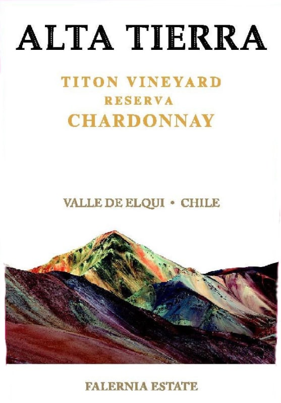 Falernia Alta Tierra Titon Vineyard Reserva Chardonnay 2013 Front Label